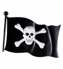 Pirate Flag Plastic - 45 X 32 Cm