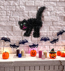 Tinsel Black Cat 30 X 36 Cm