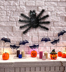 Tinsel Black Spider 36 X 22 Cm