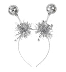 Disco Ball Head Bopper With Tinsel