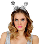 Disco Ball Head Bopper With Tinsel