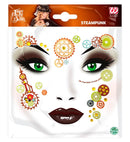  Steampunk Adhesive Face Art Decor