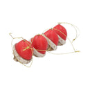 Set of Twelve Silent Night Skull Baubles Bauble 4.3cm 5