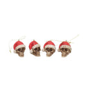 Set of Twelve Silent Night Skull Baubles Bauble 4.3cm 2