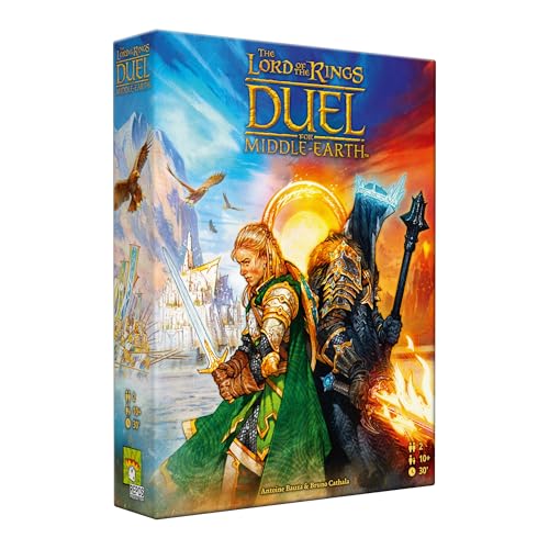 The Lord of The Rings: Duel for Middle-Earth Board Game - Epic Strategy Game of Power and Conquest for Kids and Adults, Ages 10+, 2 Players, 30 Minute Playtime, Made by Repos Production