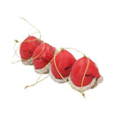 Set of Twelve Silent Night Skull Baubles Bauble 4.3cm 6