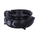 Set of Six Cauldron Bubble Witch Wiccan Incense Stick Burners 13cm 4