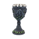 Mother Maiden and Crone Chalice Bronze Triple Goddess Wine Glass 21cm 2