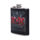 ACDC Black Ice Album Embossed Hip Flask Officially Licensed 2