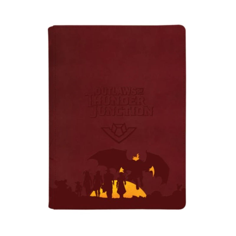 Ultra PRO 9-Pocket PRO-Binder for Magic: The Gathering Outlaws of Thunder Junction Zippered PRO-Binder Ft. Set Symbol and Gang Silhouette, Premium Pokemon Cards & Trading Card Game Storage Solution