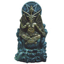 Baphomet Antiquity Occult Backflow Incense Burner Gothic Ornament 18cm 7