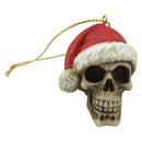 Set of Twelve Silent Night Skull Baubles Bauble 4.3cm 3