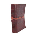 Tree Of Life Bound Red Leather Embossed Journal 18 x 25cm 7