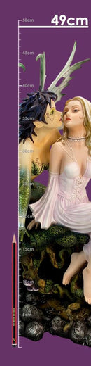 Kiss of Fate Twin Fairy Figurine with Romantic Mythical Theme 8