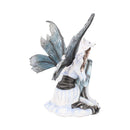 Fae Lore Winter Fairy Wearing Wolf Hide 30cm 6