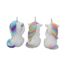 Three Wise Cutiecorns Ornament Cute Unicorn Figurine Set 9.5cm 4