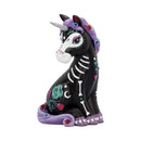 Sugarcorn Black Day of the Dead Skeleton Unicorn Figurine 22cm 2
