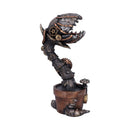 Cogwork Carnivore 243cm Bronze Mechanical Flesh Eating Plant Figurine 24.3cm 5