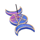 Galaxy Triple Moon Goddess Incense Stick Burner Set of Four 21.5cm 3
