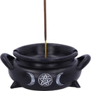 Set of Six Cauldron Bubble Witch Wiccan Incense Stick Burners 13cm 7