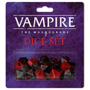 Renegade Games Studios Vampire: The Masquerade Dice Set - for Vampire: The Masquerade Roleplaying Game, New 5th Edition Dice Set