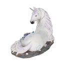 Jewelled Tranquillity Figurine White Unicorn and Crystal Ornament 19cm 3
