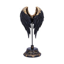 Dark Angel Gothic Fallen Fae Wing Sculpture Figurine 26cm 2