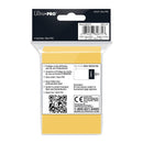 Ultra Pro SLEEVES 50 D12 Card Game (Yellow), 82675