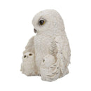Feathered Family Beautiful Snowy Owl Trio 21.5cm 3