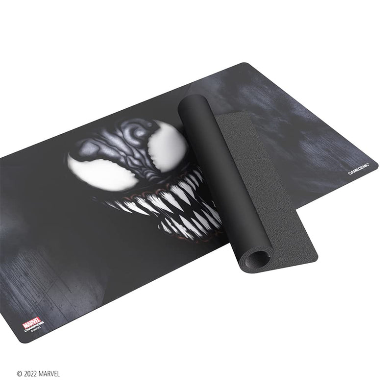 Gamegenic Marvel Champions Venom Game Mat | Slip-Resistant 24" by 14" Rubber Mat | Designed for Use with Marvel Champions The Card Game | Compatible with Other TCGs and LCGs | Made by Gamegenic