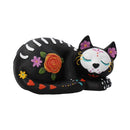 Sleepy Sugar Figurine Mexican Day of the Dead Skull Cat Ornament 22cm 2