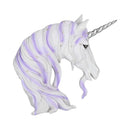 Jewelled Magnificence Small White Unicorn Bust Ornament 15cm 7