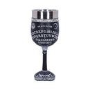 Black and White Spirit Board Goblet Glass 2