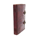 Spirit Board Clasping Embossed Leather Journal 25cm 6