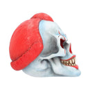 Play Time Skull Ornament Scary Horror Clown Head 18cm 6