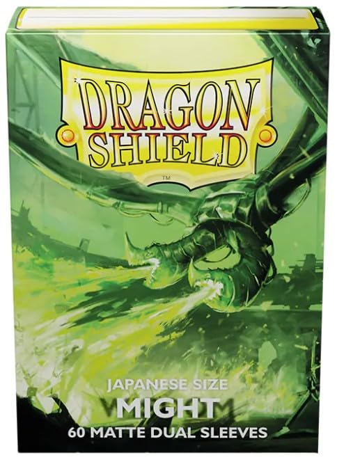 Arcane Tinmen Dragon Shield 15158 Dual Matte: Might 60 Count Japanese Size Sleeves