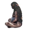 Mini Bronze Mother Earth Art Figurine 8.5cm 3