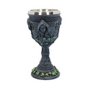 Mother Maiden and Crone Chalice Bronze Triple Goddess Wine Glass 21cm 4
