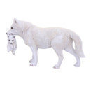 Winter Bond Mother Wolf and Pup Figurine 30cm 2