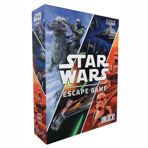 Star Wars UNLOCK! The Escape Game - Embark on Epic Escape Room Adventures in a Galaxy Far, Far Away! Cooperative Game for Kids & Adults, Ages 10+, 1-6 Players, 1 Hour Playtime, Made by Space Cowboys