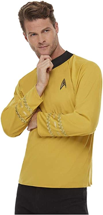 Star Trek Original Series Command Uniform Adult Gold Top