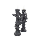 Guardians of the light Dragon Candle Holders Set 2 28cm 4