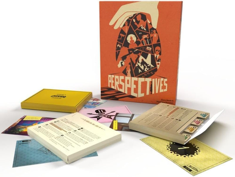 Space Cowboys Perspectives (Orange Box) - Mystery Game, Cooperative Storytelling Game for Kids and Adults, Ages 12+, 2-6 Players, 90 Minute Playtime, Made