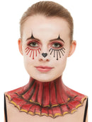 Vintage Clown Aqua Make Up Kit White Red Facepaint Stickers Gems Crayon 5