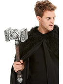 Hammer Prop Silver 52cm Medieval War Costume 1