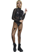 Fever Sheer Skeleton Costume Black 4