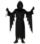 Reaper  Hooded Robe With Faceless Mask, Belt 