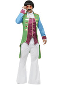Party Jacket Blue Green and Purple Gold Trim 4