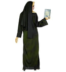 Demon Nun  Tunic, Hood With Collar, Veil Gloves, Necklace 