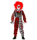 Horror Clown  Jumpsuit, Collar 